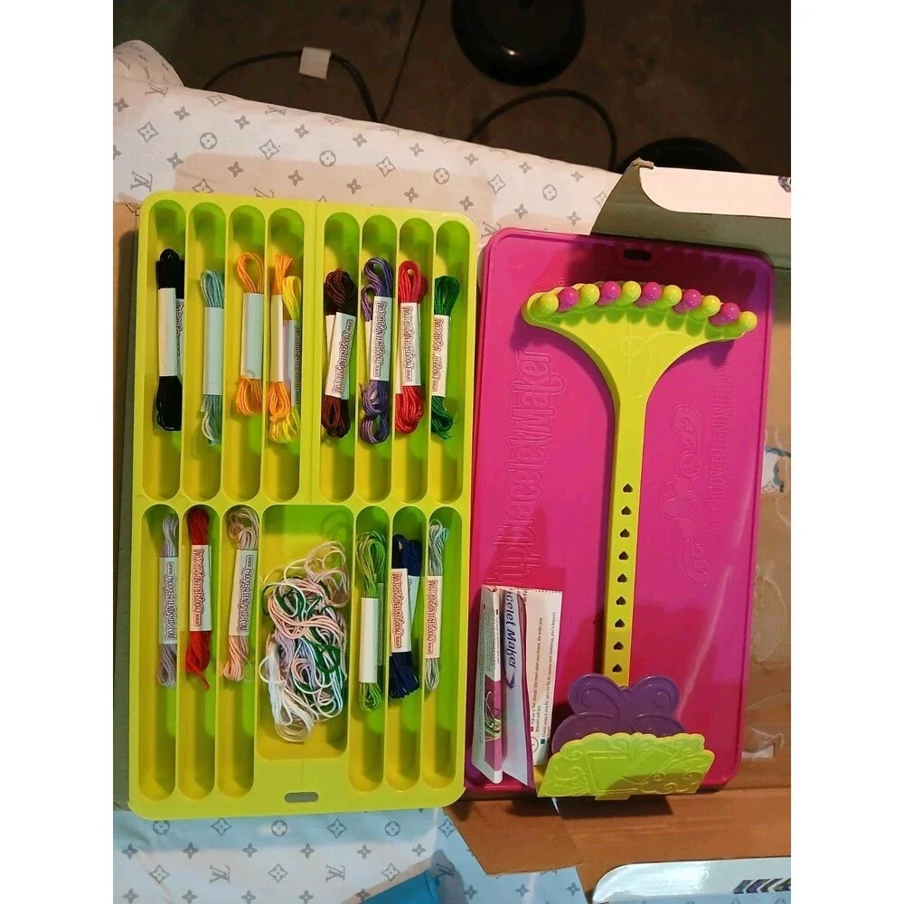 Crorey Creations My Friendship Bracelet Maker Kit, 112 Threads Included